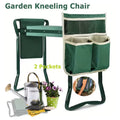 Garden Kneeler Seat with Two Pockets, Thick Padding Gardening Stool, Portable Tool Bag,Folding Gardening Stool with Tool Organizer  Brand: RONTALY